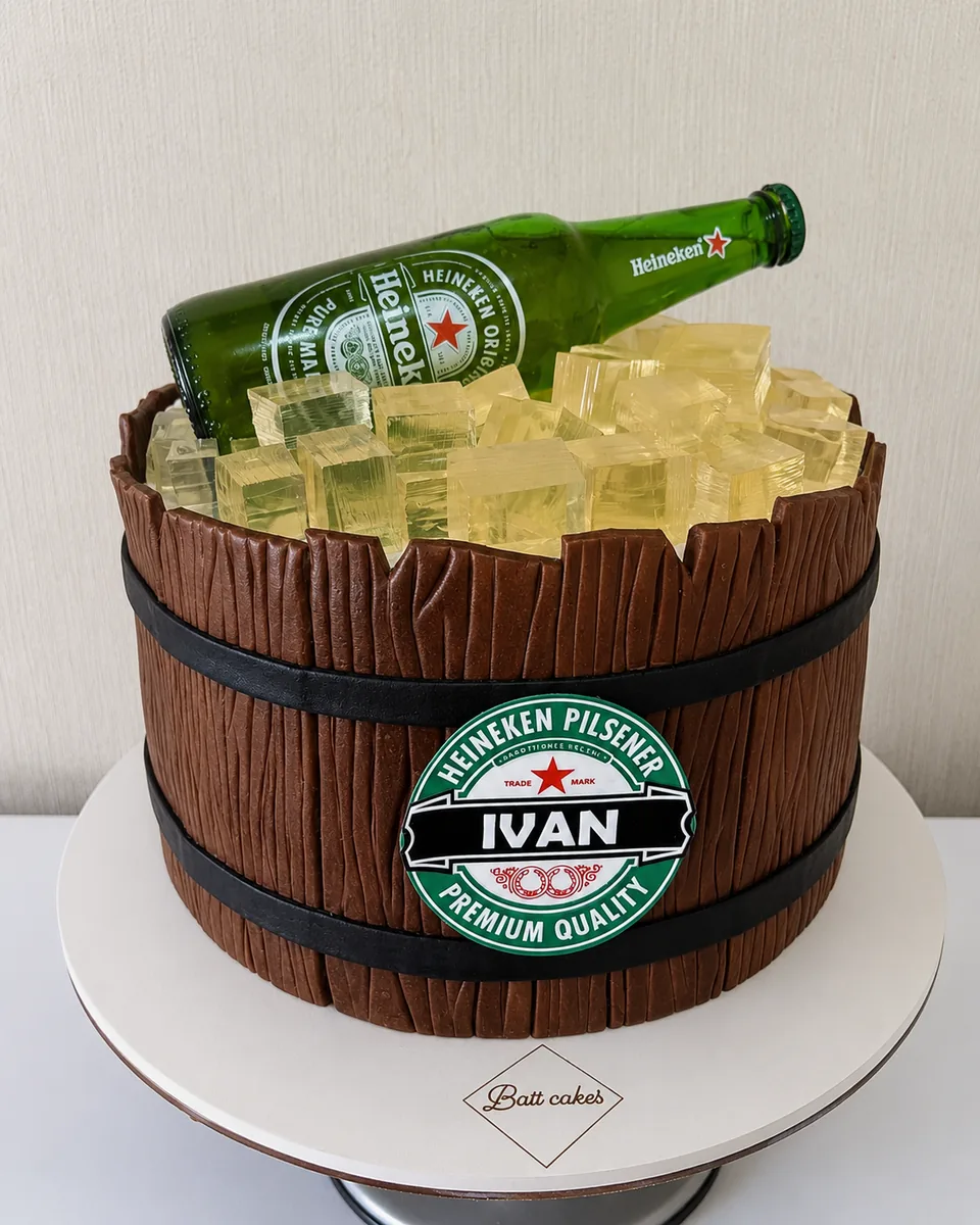 Torta temática cerveza