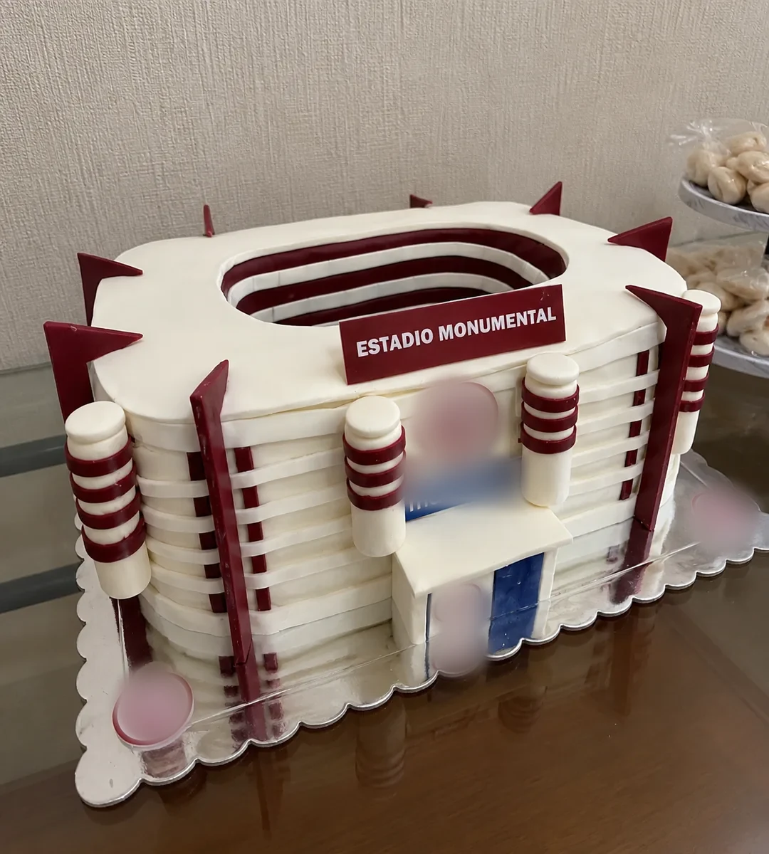 Torta temática de estadio