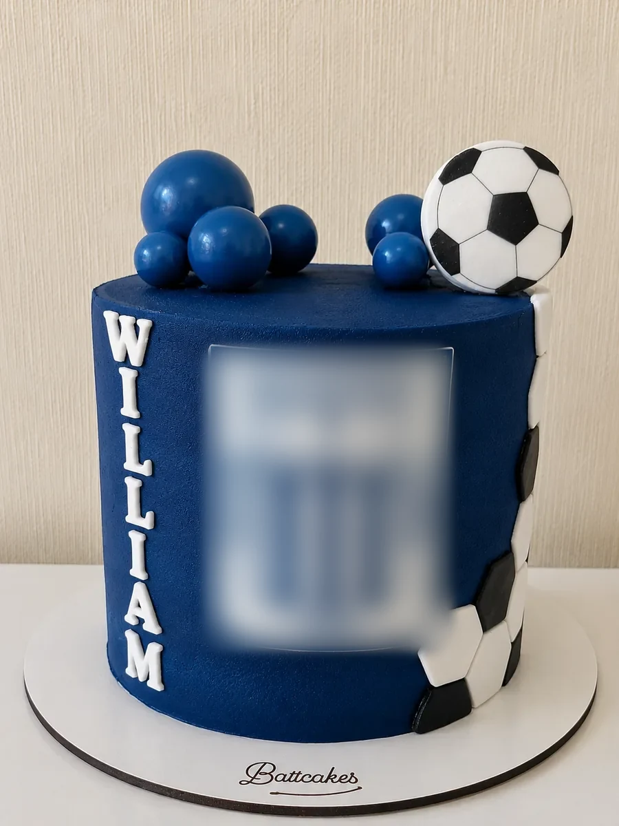 Torta temática de fútbol