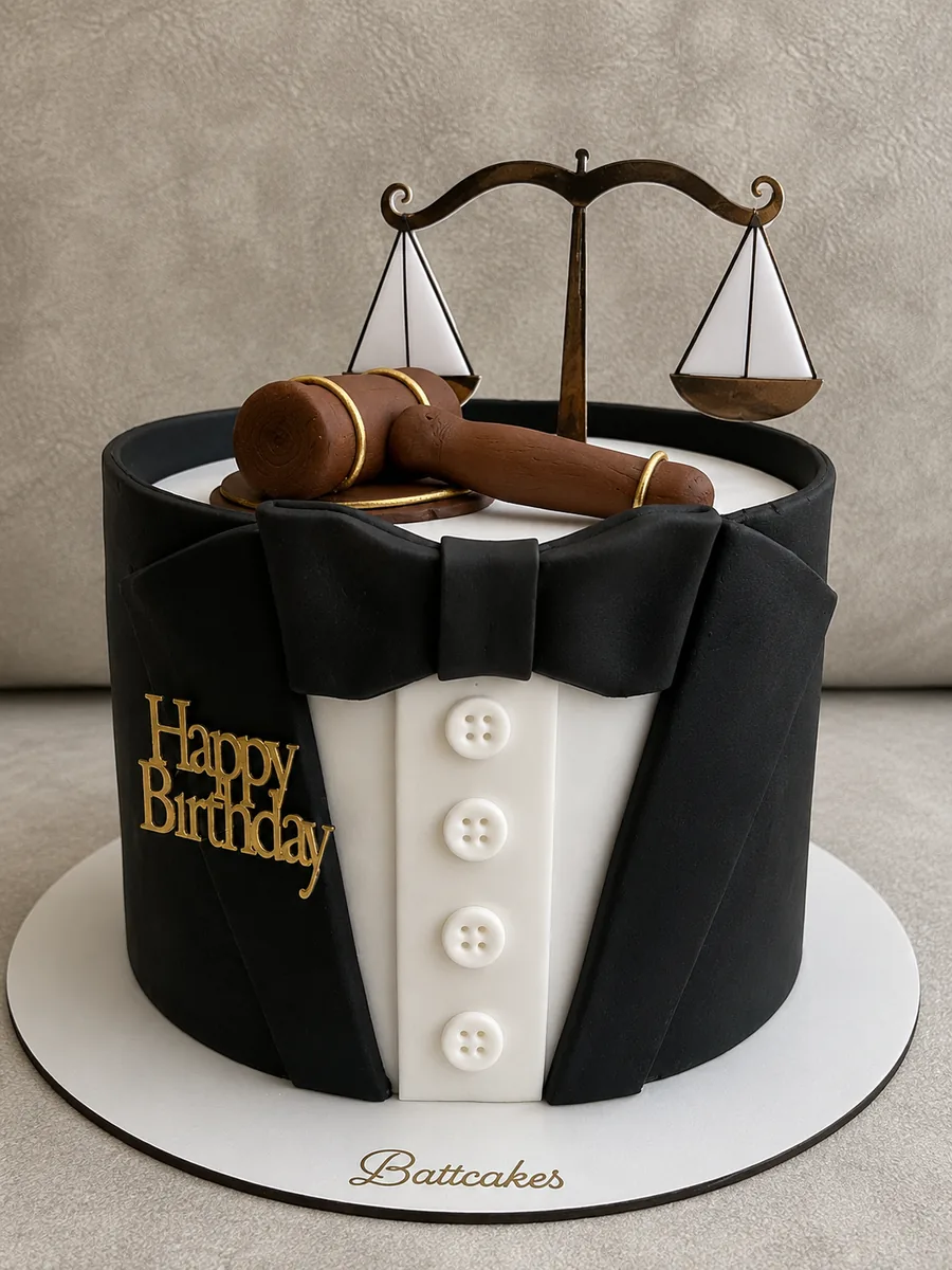 Torta temática juez